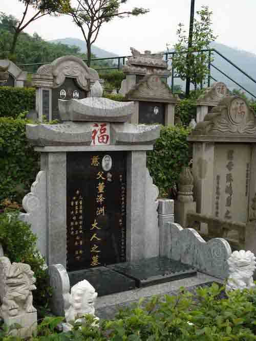 龙望山公墓墓型图